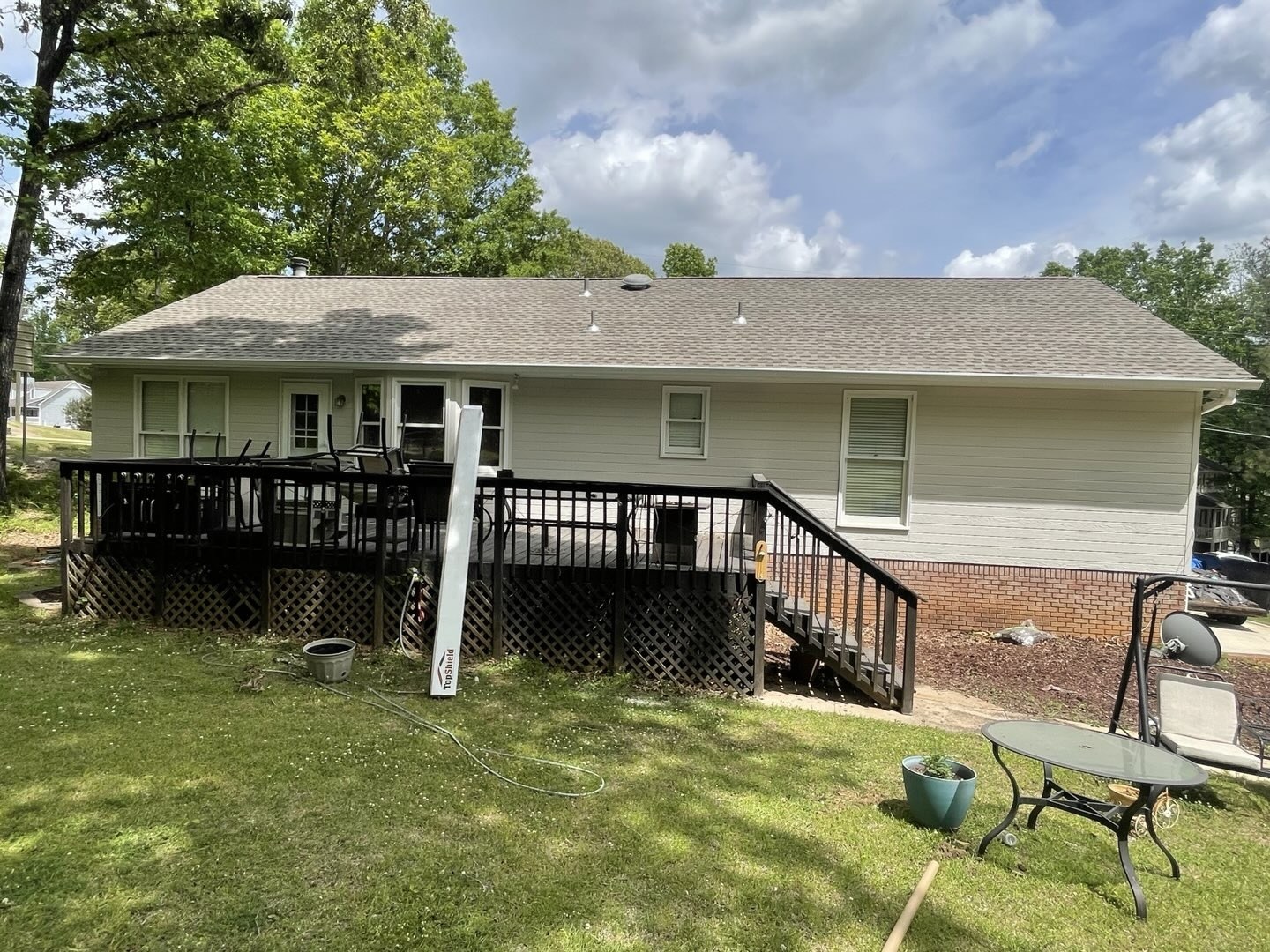 Same home after a clean, fully restored roof installation